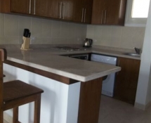 Honey Kitchen Colour with beige marble in Makadi