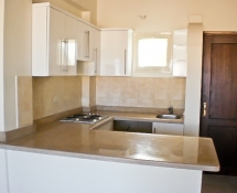 White Kitchen Colour with beige marble in Makadi