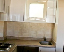 White Kitchen Colour with beige marble in Makadi